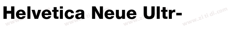 Helvetica Neue Ultr字体转换 Helvetica Neue Ultr字体转换